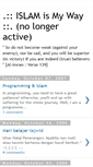 Mobile Screenshot of islam-is-my-way.blogspot.com