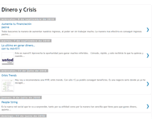 Tablet Screenshot of dineroycrisis.blogspot.com