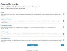 Tablet Screenshot of centrakomunika.blogspot.com