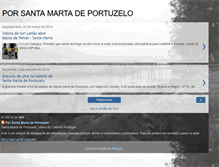 Tablet Screenshot of porsantamartadeportuzelo.blogspot.com
