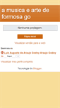 Mobile Screenshot of amusicaeaartedeformosago.blogspot.com