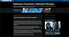 Desktop Screenshot of halloweencostumesrecipes.blogspot.com