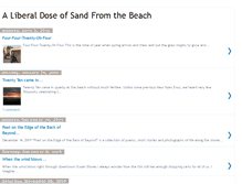 Tablet Screenshot of aliberaldoseofsand.blogspot.com