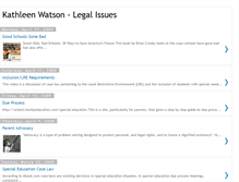 Tablet Screenshot of kathleenwatsonlegalissuesblogspotcom.blogspot.com