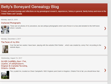 Tablet Screenshot of bettysgenealogyblog.blogspot.com