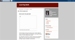 Desktop Screenshot of learningbatik.blogspot.com