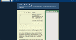 Desktop Screenshot of bitterbetterideas.blogspot.com
