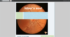 Desktop Screenshot of leberssoul.blogspot.com