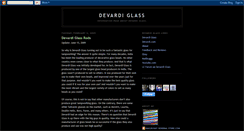 Desktop Screenshot of devardiglass.blogspot.com