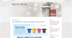 Desktop Screenshot of iknowledgetraining.blogspot.com