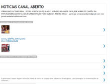 Tablet Screenshot of noticiascanalaberto.blogspot.com