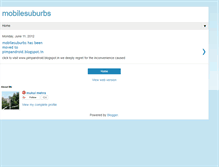 Tablet Screenshot of mobilesuburbs.blogspot.com