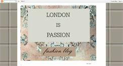 Desktop Screenshot of london-is-passion.blogspot.com