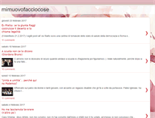 Tablet Screenshot of mimuovofacciocose.blogspot.com