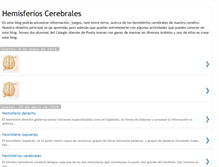 Tablet Screenshot of desarrollodehemisferioscerebrales.blogspot.com
