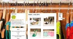 Desktop Screenshot of kaessyconfeccoes.blogspot.com