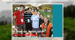 Desktop Screenshot of elshowdelfutbolsala.blogspot.com