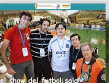 Tablet Screenshot of elshowdelfutbolsala.blogspot.com