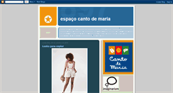 Desktop Screenshot of cantodemaria.blogspot.com