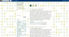 Desktop Screenshot of cienciaexplicada.blogspot.com