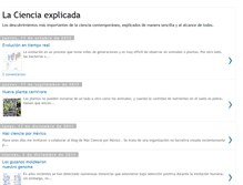 Tablet Screenshot of cienciaexplicada.blogspot.com