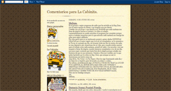 Desktop Screenshot of comentariosplc.blogspot.com