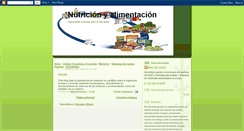 Desktop Screenshot of blognutricionyalimentacion.blogspot.com