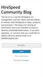 Mobile Screenshot of hirespeed.blogspot.com