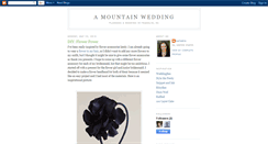 Desktop Screenshot of amountainwedding.blogspot.com