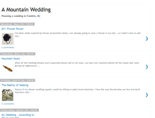 Tablet Screenshot of amountainwedding.blogspot.com