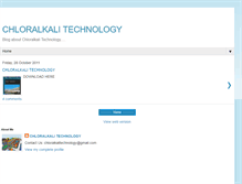 Tablet Screenshot of chloralkalitechnology.blogspot.com