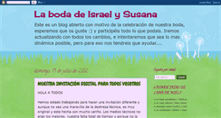 Desktop Screenshot of labodadeisraelysusana.blogspot.com