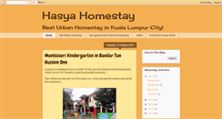 Desktop Screenshot of hasyahomestay.blogspot.com