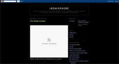 Desktop Screenshot of ironisphere.blogspot.com