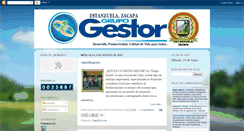Desktop Screenshot of grupogestorestanzuela.blogspot.com