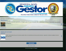 Tablet Screenshot of grupogestorestanzuela.blogspot.com