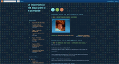 Desktop Screenshot of importanciadaaguaparasociedade.blogspot.com