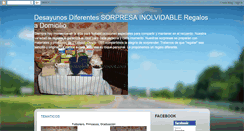 Desktop Screenshot of desayunosdiferentes.blogspot.com