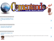 Tablet Screenshot of comentandolared.blogspot.com