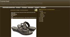 Desktop Screenshot of footwear-brand.blogspot.com