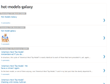 Tablet Screenshot of hot-models-galaxy.blogspot.com