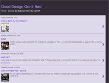 Tablet Screenshot of gooddesigngonebad.blogspot.com