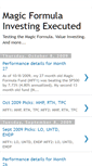 Mobile Screenshot of magic-formula-investing-executed.blogspot.com