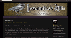 Desktop Screenshot of insomniacsattic.blogspot.com