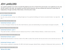 Tablet Screenshot of jewlandlord.blogspot.com