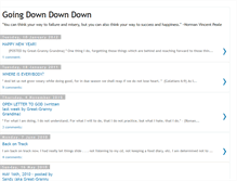 Tablet Screenshot of goingdowndowndown.blogspot.com