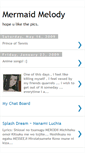 Mobile Screenshot of pinkpearlvoiceluchiamermaidmelody.blogspot.com