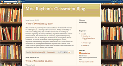 Desktop Screenshot of mrsraybonsclass.blogspot.com