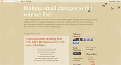 Desktop Screenshot of change-the-way-you-live.blogspot.com