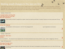 Tablet Screenshot of change-the-way-you-live.blogspot.com